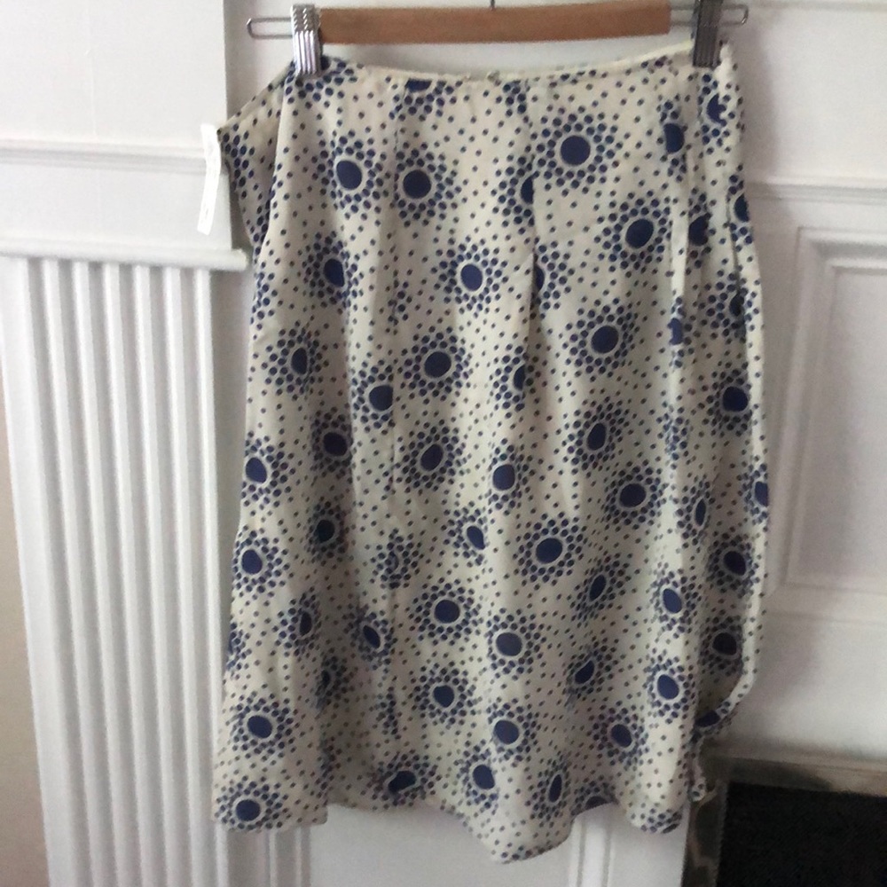 Silk aline skirt